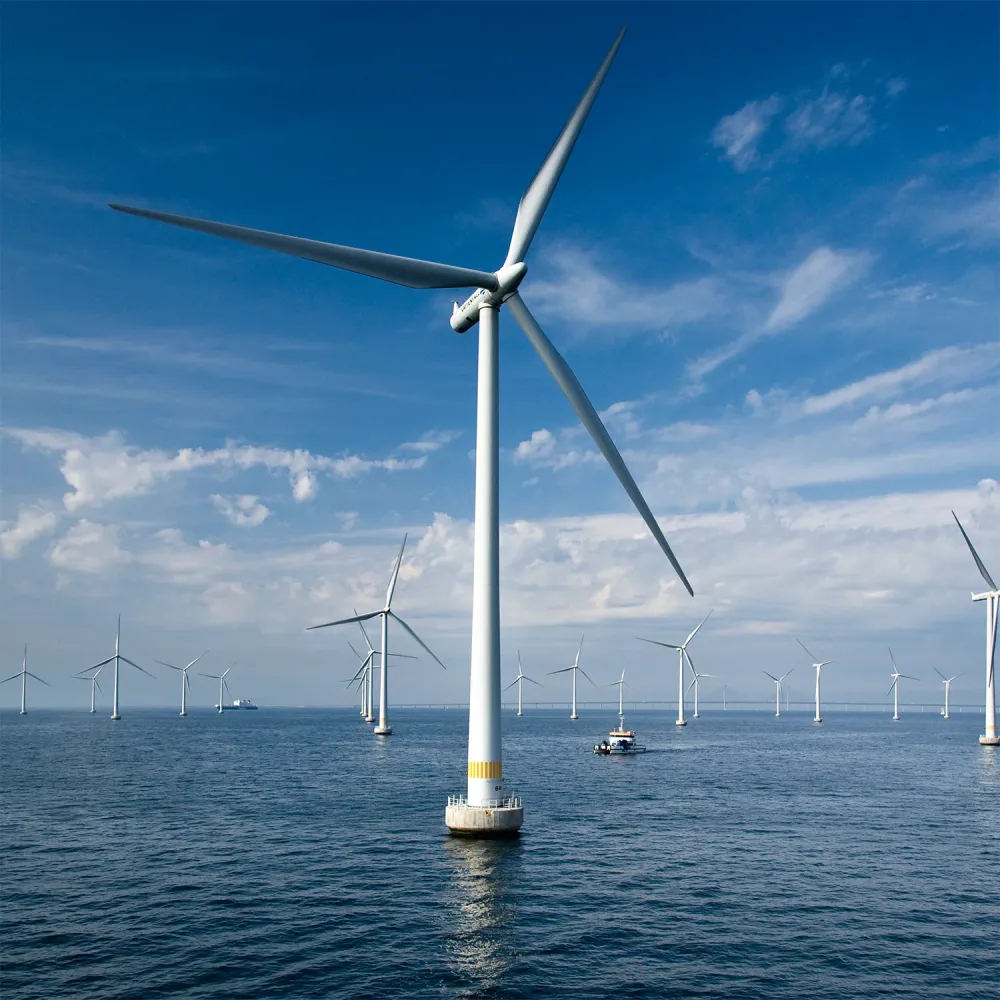 Offshore windparks protected by DEHN
