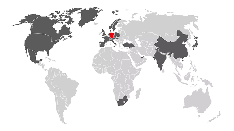 germany on the map